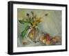Still Life Flowers Grapes Painting-Anna Pismenskova-Framed Photographic Print