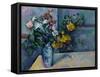 Still Life: Flowers in a Vase-Paul Cézanne-Framed Stretched Canvas