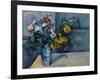 Still Life: Flowers in a Vase-Paul Cézanne-Framed Giclee Print