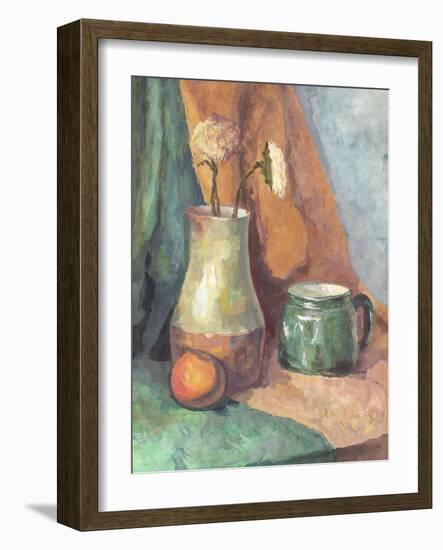 Still Life: Flowers in Jug and Mug-so_illustrator-Framed Photographic Print