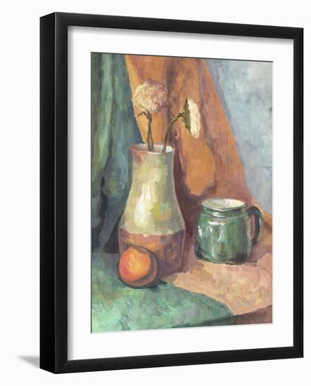 Still Life: Flowers in Jug and Mug-so_illustrator-Framed Photographic Print