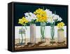 Still Life Freesias-Christopher Ryland-Framed Stretched Canvas