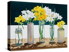 Still Life Freesias-Christopher Ryland-Stretched Canvas