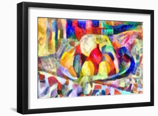 still life from colours,2017-Alex Caminker-Framed Giclee Print