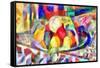 still life from colours,2017-Alex Caminker-Framed Stretched Canvas