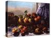 Still Life: Fruit, 1871-Gustave Courbet-Stretched Canvas