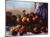 Still Life: Fruit, 1871-Gustave Courbet-Mounted Giclee Print