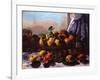 Still Life: Fruit, 1871-Gustave Courbet-Framed Giclee Print