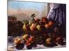 Still Life: Fruit, 1871-Gustave Courbet-Mounted Giclee Print