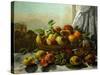 Still Life, Fruit, 1871-Gustave Courbet-Stretched Canvas