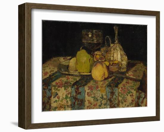 Still Life: Fruit, C. 1880-Adolphe-Thomas-Joseph Monticelli-Framed Giclee Print