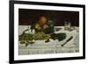 Still Life: Fruit on a Table, 1864-Edouard Manet-Framed Giclee Print