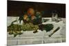 Still Life: Fruit on a Table, 1864-Edouard Manet-Mounted Giclee Print