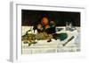 Still Life Fruit on a Table-Edouard Manet-Framed Art Print