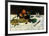 Still Life Fruit on a Table-Edouard Manet-Framed Premium Giclee Print