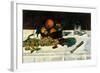 Still Life Fruit on a Table-Edouard Manet-Framed Art Print