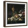 Still Life: Fruit Piece with a Covered Gilt Goblet-Willem Kalf-Framed Giclee Print