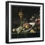 Still Life: Fruit Piece with a Covered Gilt Goblet-Willem Kalf-Framed Giclee Print