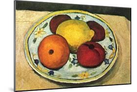 Still Life Fruit-Paula Modersohn-Becker-Mounted Art Print