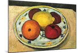 Still Life Fruit-Paula Modersohn-Becker-Mounted Art Print