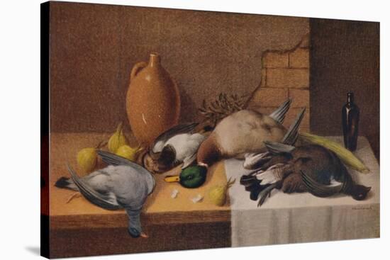 Still Life Game Birds, c1895-William Cruikshank-Stretched Canvas