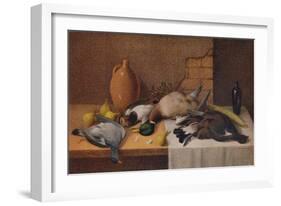 Still Life Game Birds, c1895-William Cruikshank-Framed Giclee Print