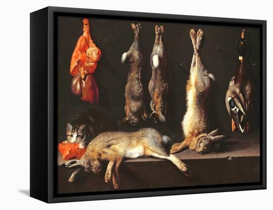 Still Life, Game-Jan Weenix-Framed Stretched Canvas