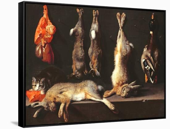 Still Life, Game-Jan Weenix-Framed Stretched Canvas