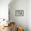 Still Life, Green, Bird Houses, Heart, Bowl, Cherry Blossoms-Andrea Haase-Framed Photographic Print displayed on a wall