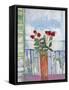 Still Life, Green Shutter-Stephen Dinsmore-Framed Stretched Canvas