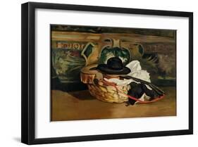 Still Life: Guitar and Sombrero, 1862-Edouard Manet-Framed Giclee Print