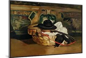 Still Life: Guitar and Sombrero, 1862-Edouard Manet-Mounted Giclee Print