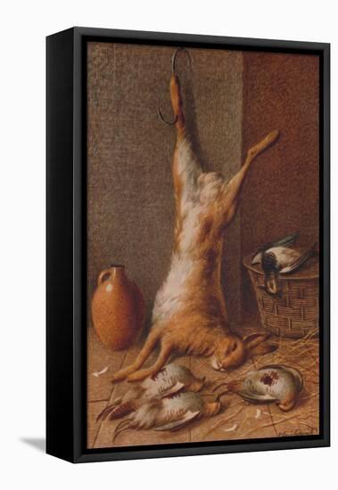 Still Life Hare, c1895-William Cruikshank-Framed Stretched Canvas