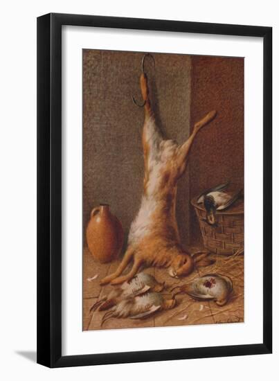 Still Life Hare, c1895-William Cruikshank-Framed Premium Giclee Print