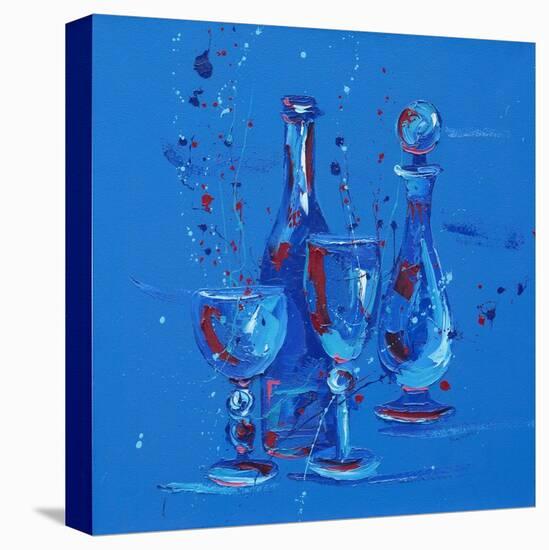 Still Life in Blue, 2005-Penny Warden-Stretched Canvas