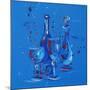 Still Life in Blue, 2005-Penny Warden-Mounted Giclee Print