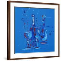 Still Life in Blue, 2005-Penny Warden-Framed Giclee Print