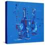 Still Life in Blue, 2005-Penny Warden-Stretched Canvas