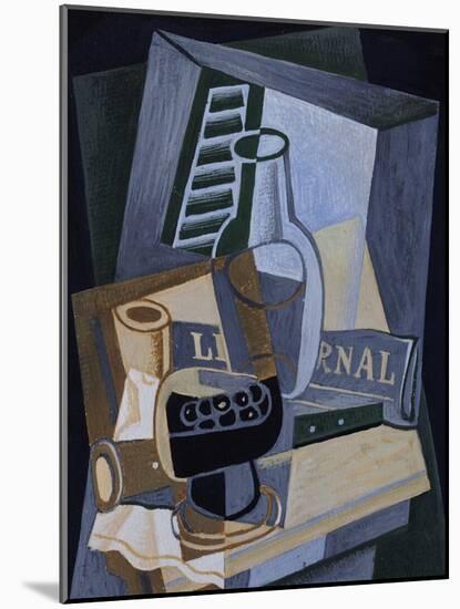 Still life in Front of a Window, 1922-Juan Gris-Mounted Giclee Print