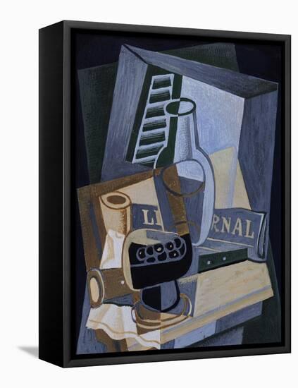 Still life in Front of a Window, 1922-Juan Gris-Framed Stretched Canvas