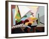 Still-Life in Front of a Window, C.1922-Georges Valmier-Framed Giclee Print