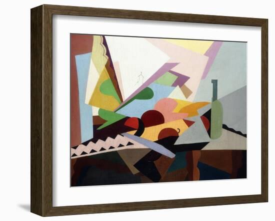 Still-Life in Front of a Window (Nature Morte Devant Une Fenetre), Ca. 1922-Georges Valmier-Framed Giclee Print