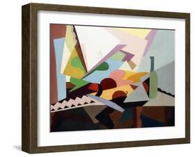 Still-Life in Front of a Window (Nature Morte Devant Une Fenetre), Ca. 1922-Georges Valmier-Framed Giclee Print