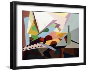 Still-Life in Front of a Window (Nature Morte Devant Une Fenetre), Ca. 1922-Georges Valmier-Framed Giclee Print