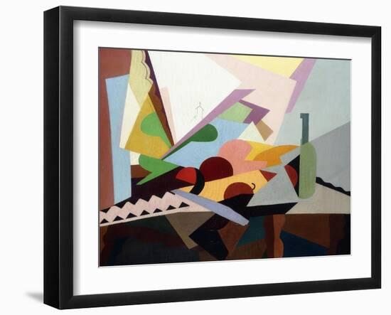 Still-Life in Front of a Window (Nature Morte Devant Une Fenetre), Ca. 1922-Georges Valmier-Framed Giclee Print