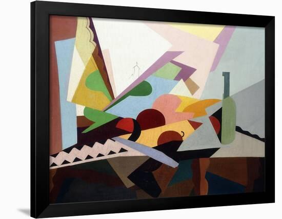 Still-Life in Front of a Window (Nature Morte Devant Une Fenetre), Ca. 1922-Georges Valmier-Framed Giclee Print