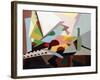 Still-Life in Front of a Window (Nature Morte Devant Une Fenetre), Ca. 1922-Georges Valmier-Framed Giclee Print