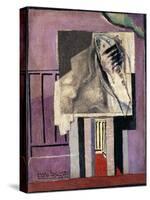 Still Life in Front of Balcony; Nature Morte Devant Le Balcon, 1929-Louis Marcoussis-Stretched Canvas