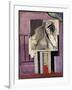 Still Life in Front of Balcony; Nature Morte Devant Le Balcon, 1929-Louis Marcoussis-Framed Giclee Print