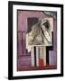 Still Life in Front of Balcony; Nature Morte Devant Le Balcon, 1929-Louis Marcoussis-Framed Giclee Print